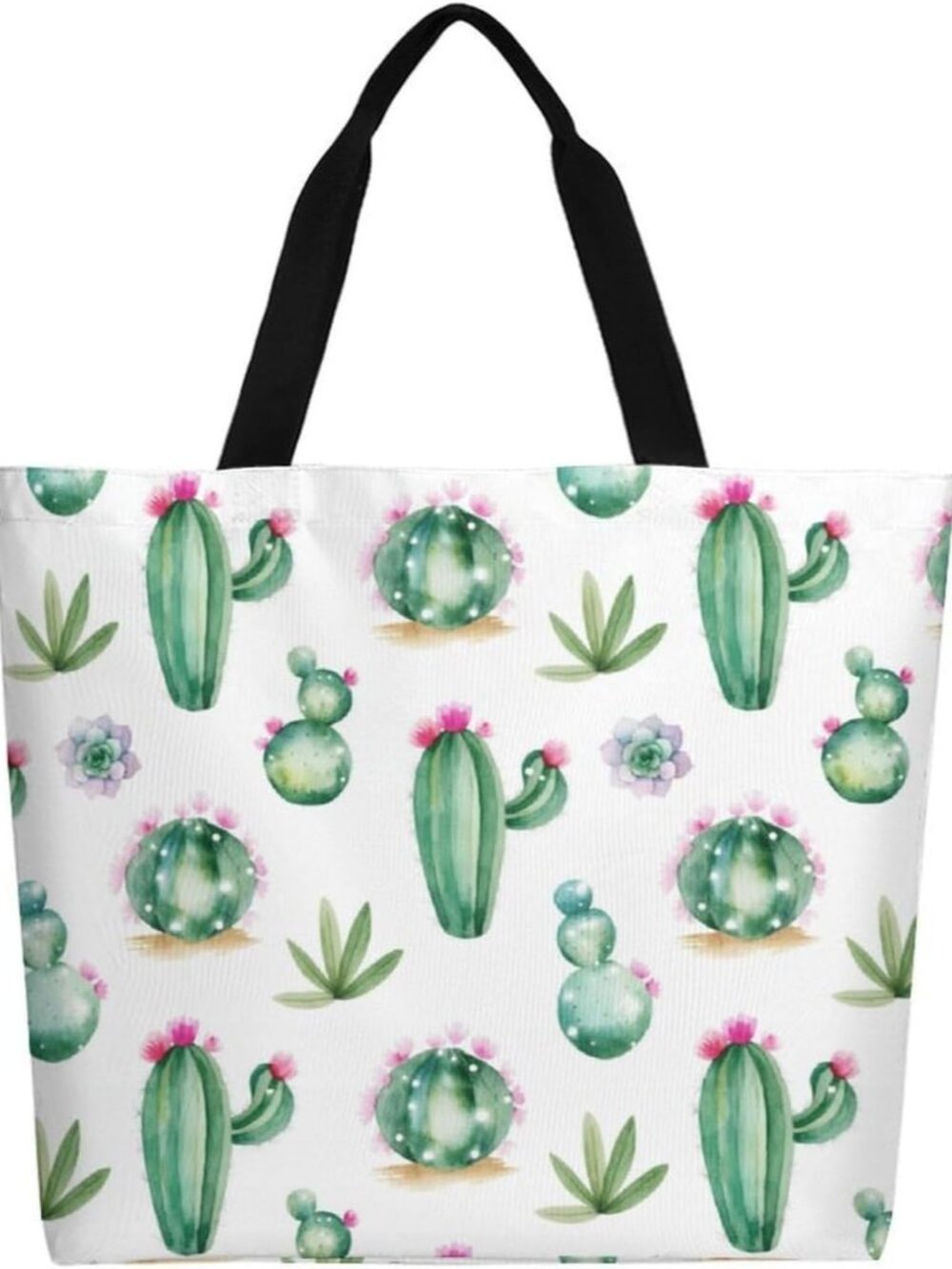 Canvas Tote Bag Large Women Casual Shoulder Bag Handbag Reusable Beach Shopping